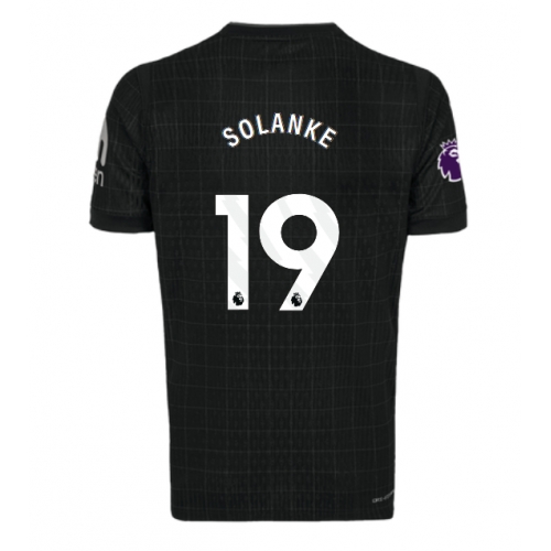 Billige Fotballdrakt Tottenham Hotspur Dominic Solanke #19 Replika Bortedrakt 2025-26 Kortermet Billige Fotballdrakt Tottenham Hotspur Dominic Solanke #19 Replika Bortedrakt 2025-26 Kortermet